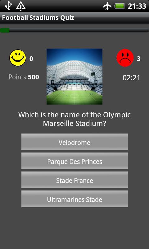 Football Stadiums Quiz