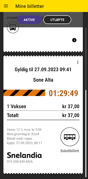 Snelandia Mobillett