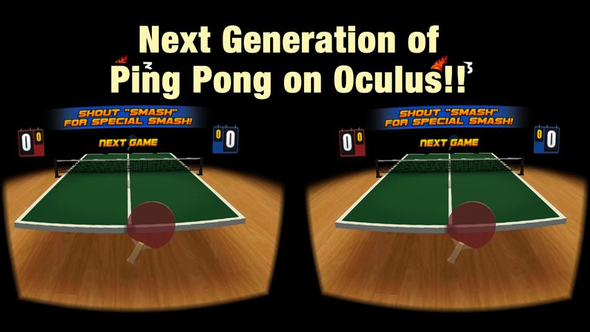 VR Swing Table Tennis Oculus