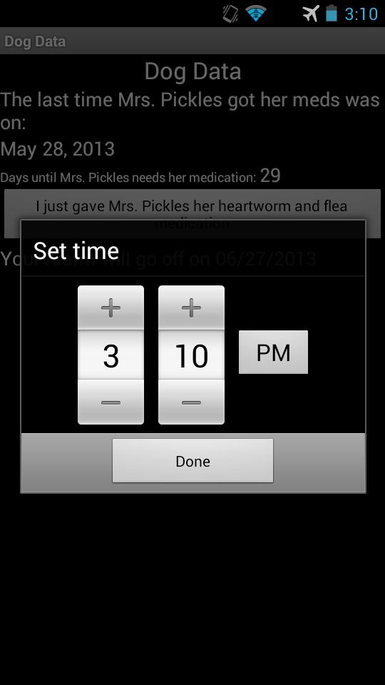 Dog Medication Reminder BETA