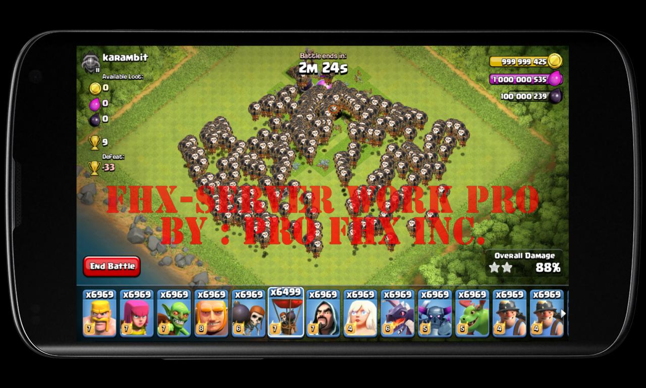 FHX-Server COC WORK PRO
