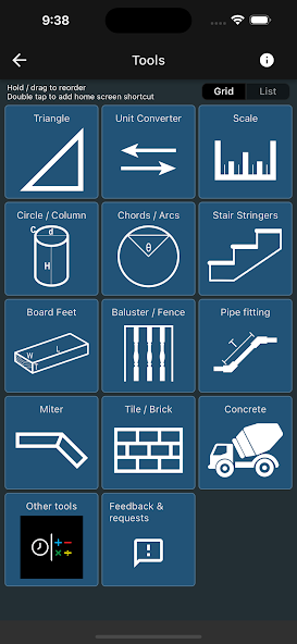 Feet & Inch Construction Calc