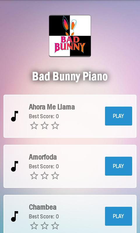 Bad Bunny Piano