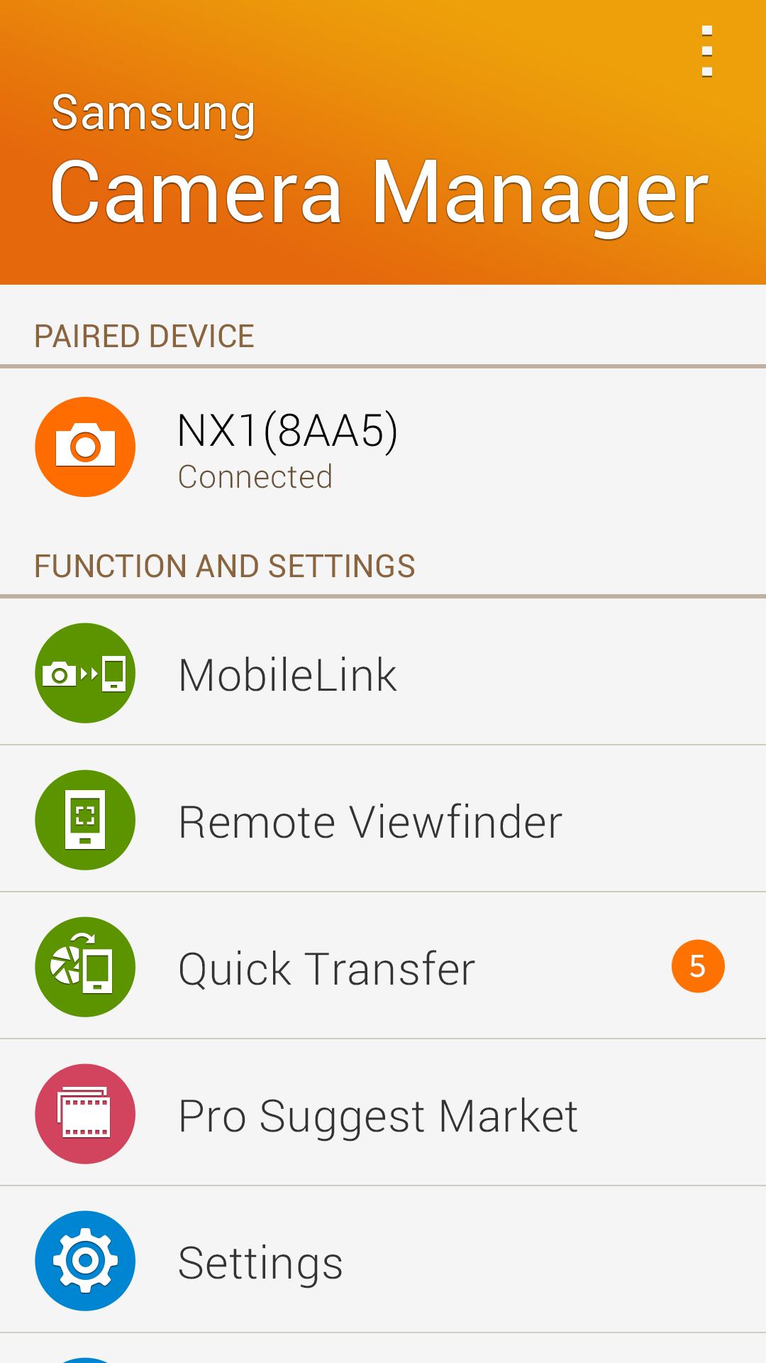 Samsung Camera Manager Inst.