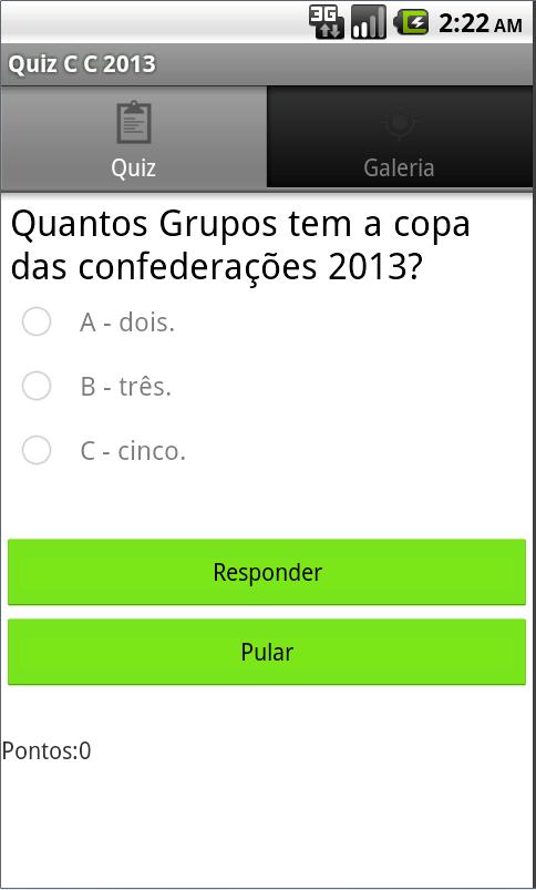 Quiz Copa das C 2013