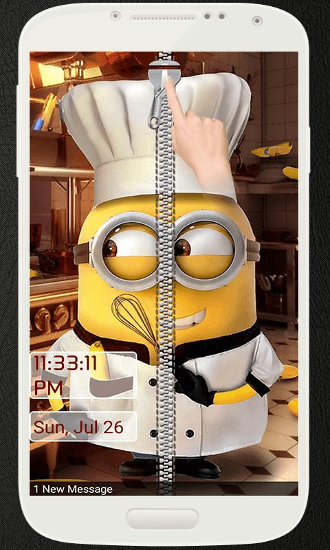 Minion Cook Screen Lock