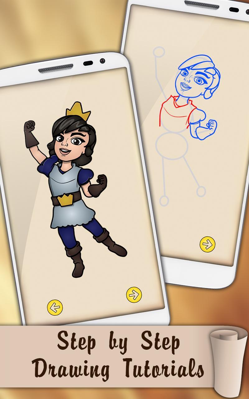 Easy Draw Royale Clash