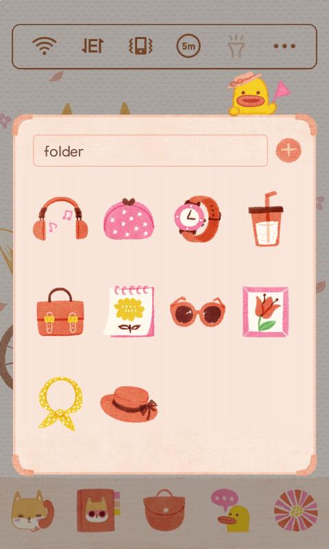 Sweetie LINE Launcher theme
