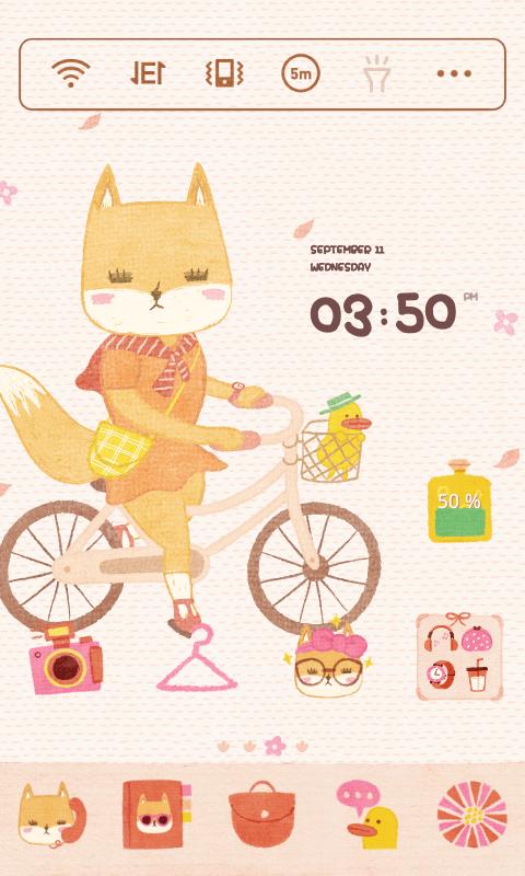 Sweetie LINE Launcher theme