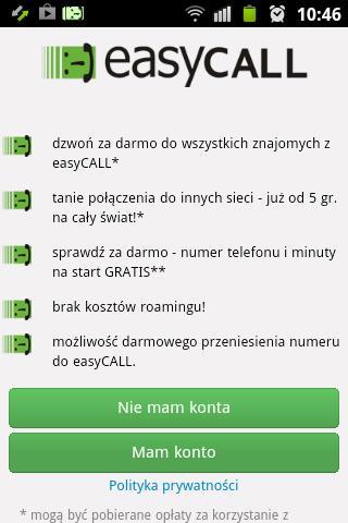 easyCALL.pl (telefon VoIP)