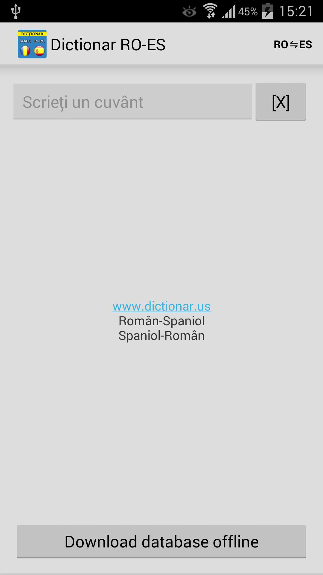 Dictionar Spaniol Roman