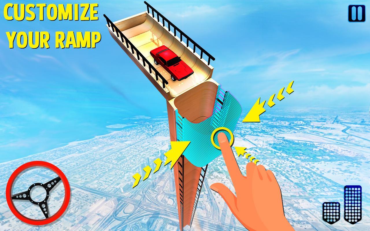 Racing Car Ramp Stunts