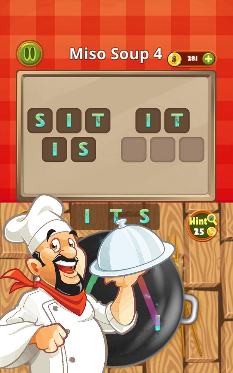 Be a Chef : Word Puzzle