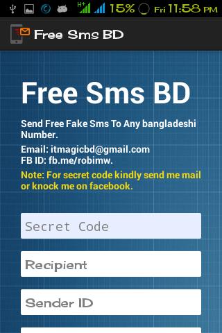 free sms bd