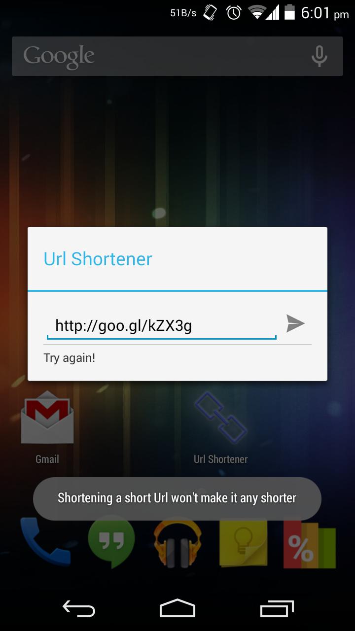 URL Shortener (goo.gl-er)