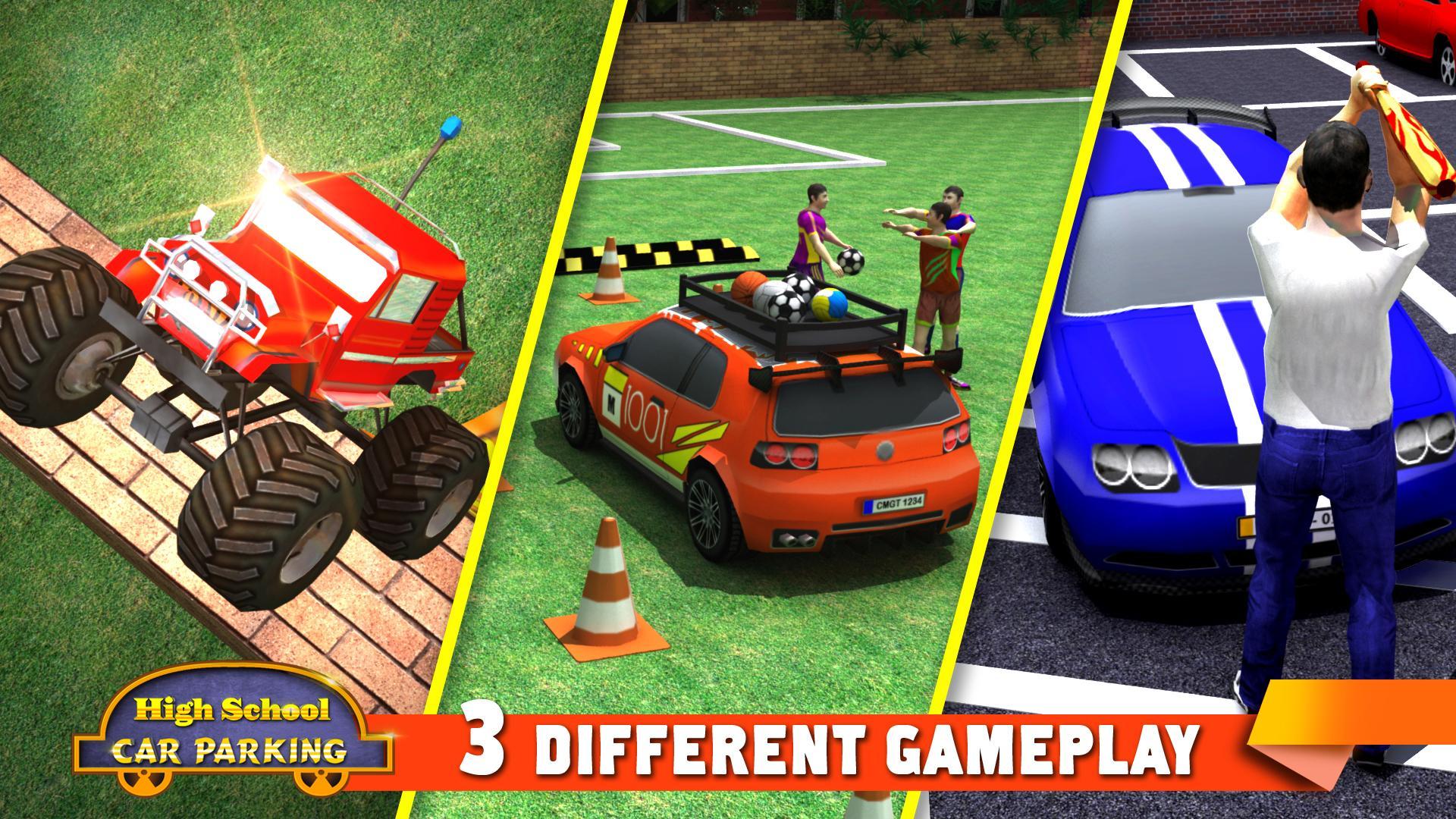 High School Car Parking 3D