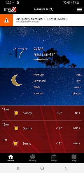 KTVF Interior Weather