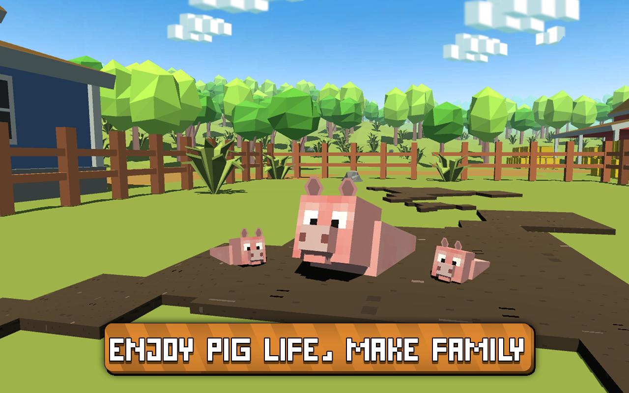 Blocky Pig Simulator 3D
