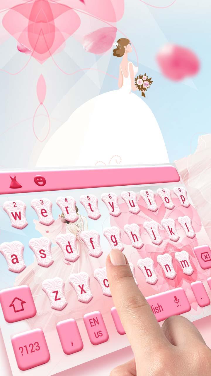 Love Wedding dress Keyboard skin