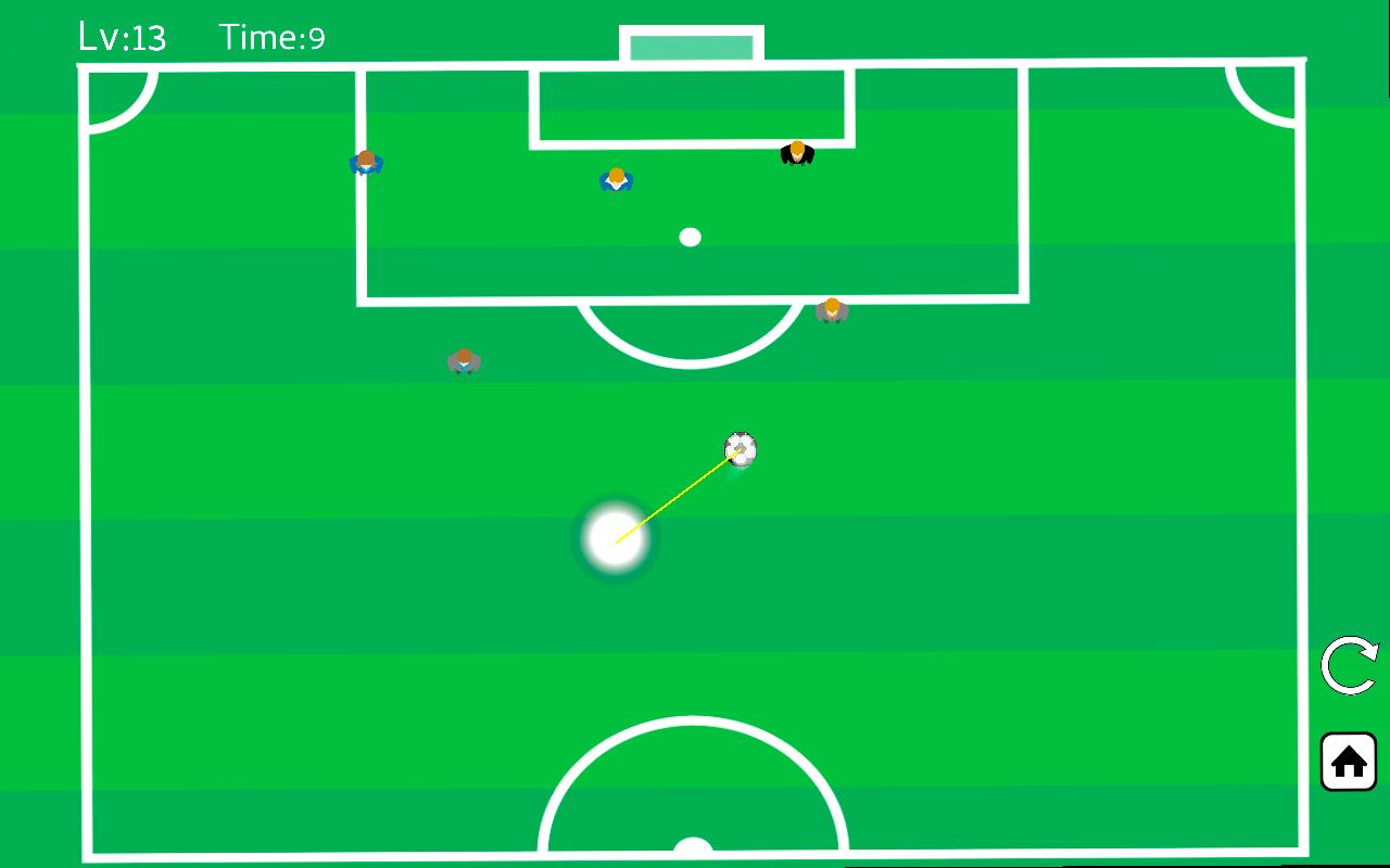 Shoot Goal-  Rope Swing Physic