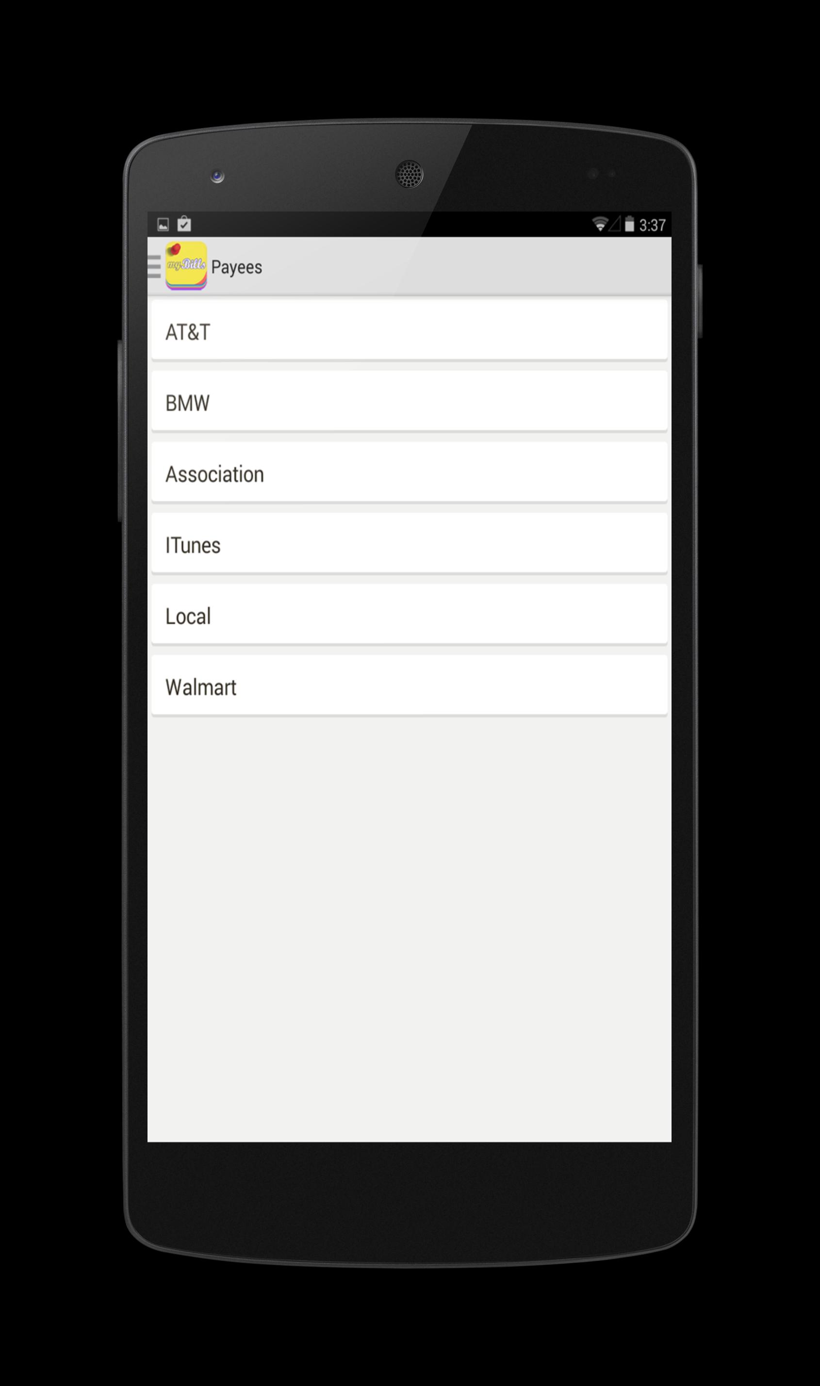 myBills lite - Bills Manager