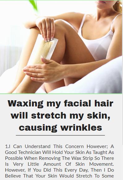 Waxing & Shaving Tips
