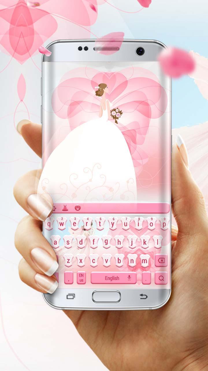Love Wedding dress Keyboard skin