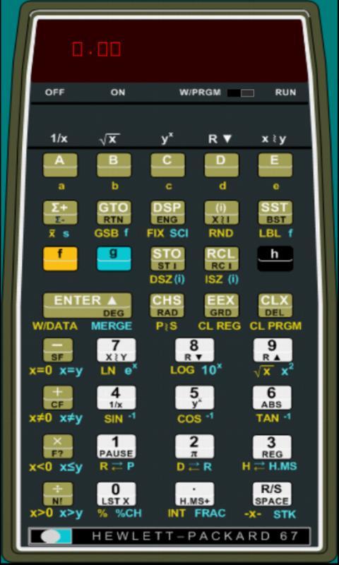 HP67 Calculator