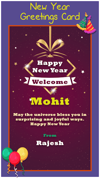 New Year Greeting Cards