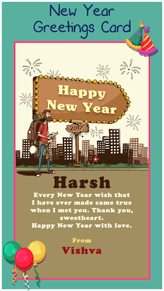New Year Greeting Cards