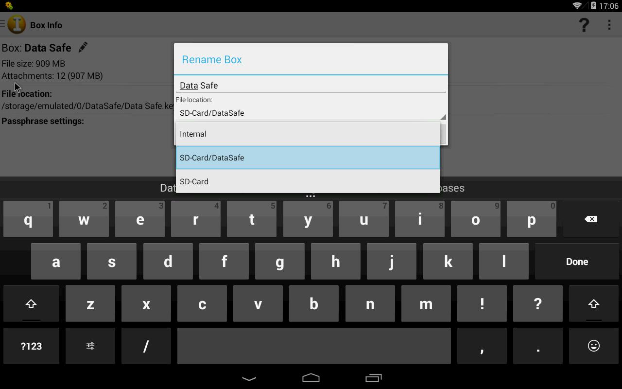 Data Vault SD Card Plug-in