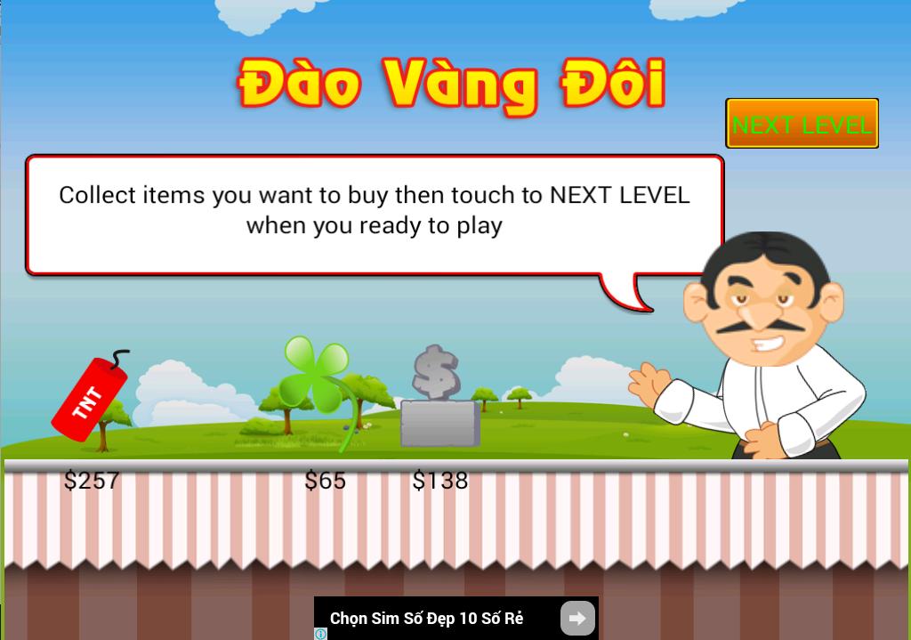 Gold Miner for kids - online