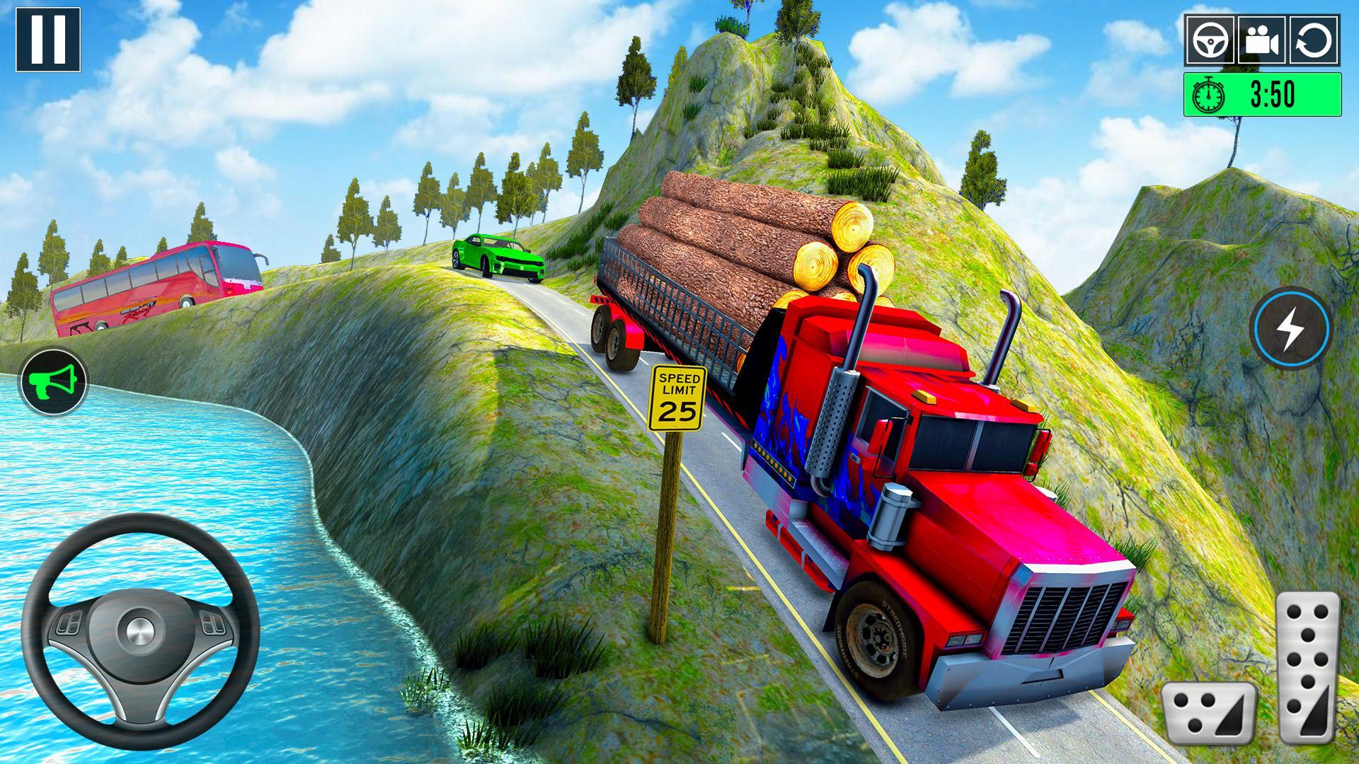 Logging Truck Driving Sim Game