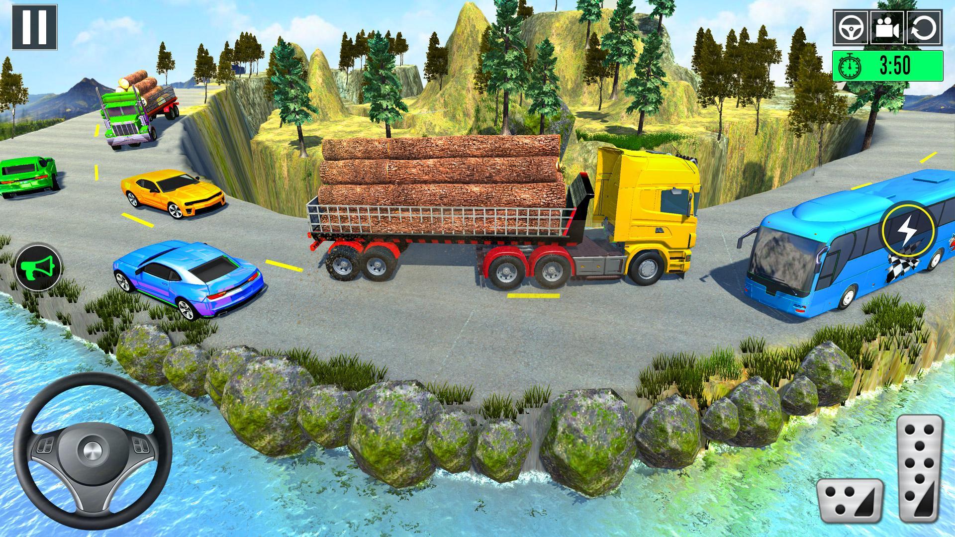 Logging Truck Driving Sim Game