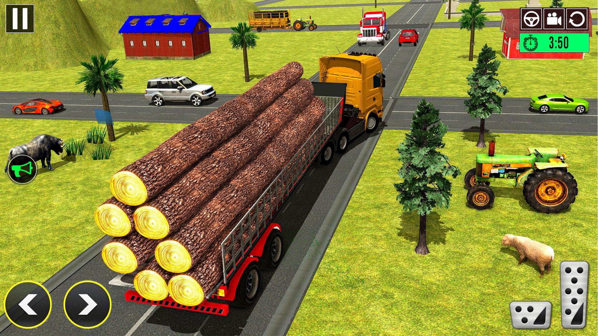 Logging Truck Driving Sim Game