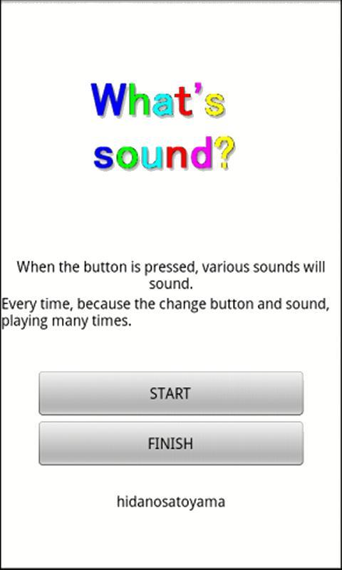 what's sound