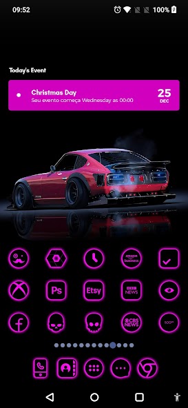 Neon-PinkPD Icon Pack