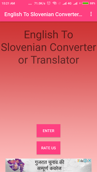 English To Slovenian Converter