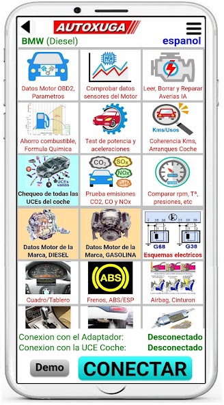 Diagnosis Faults Cars OBD2