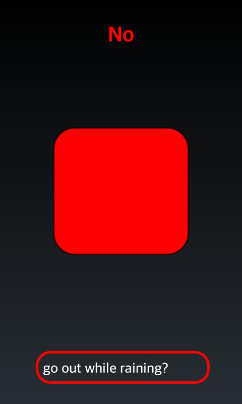 Yes or No - Make a decision!