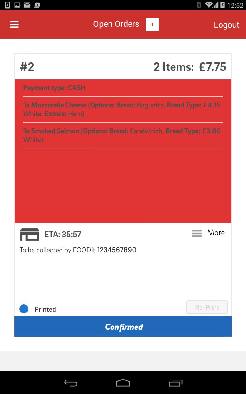 FOODit Order Manager