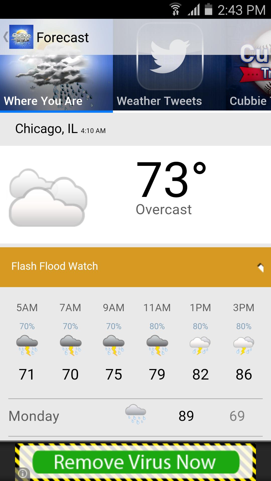 Chicago Weather Tracker