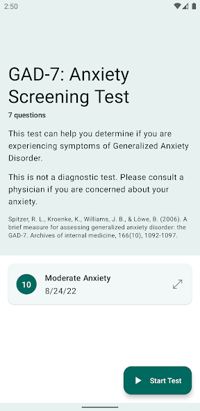 Anxiety Test