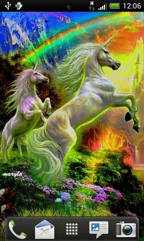 Rainbow Unicorns Live Wallpape