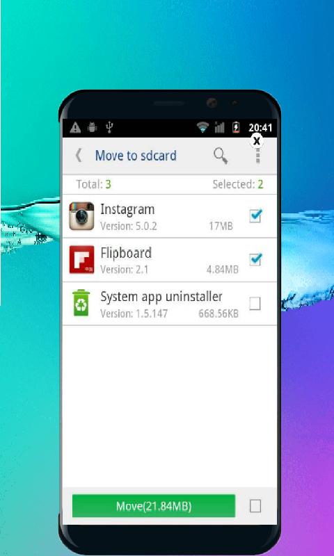 move apps to sd card - 2018
