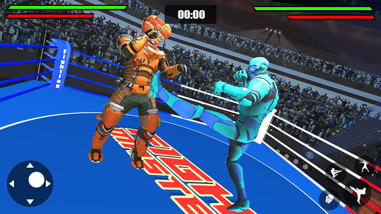 Robot Ring Fighting SuperHero Robot Fighting Game