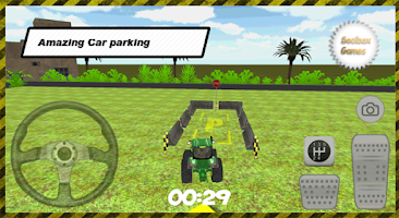 3D Tractor Car Parking