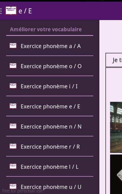French vocabulary exercises