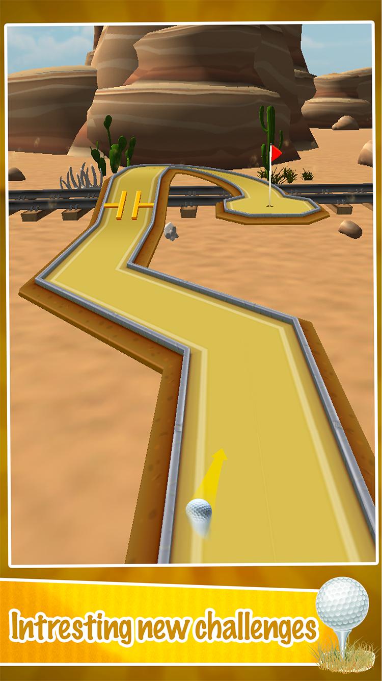 Mini Golf Retro - Sand town