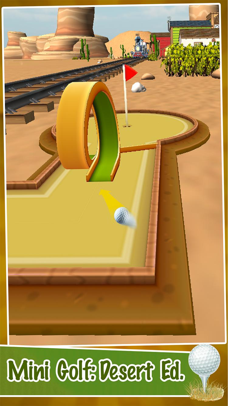 Mini Golf Retro - Sand town